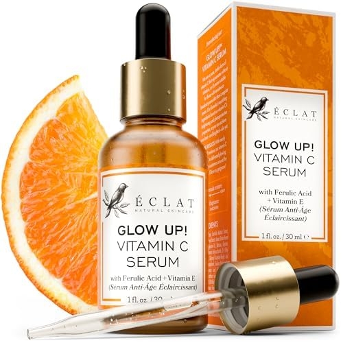 Vitamin C Face Serum – Dark Spot Remover Facial Serum, Vit C Serum with Hyaluronic Acid, Ferulic Acid, & Vit E – Anti Aging and Skin Brightening Serum, Pure Vitamin C Serum Skin Care